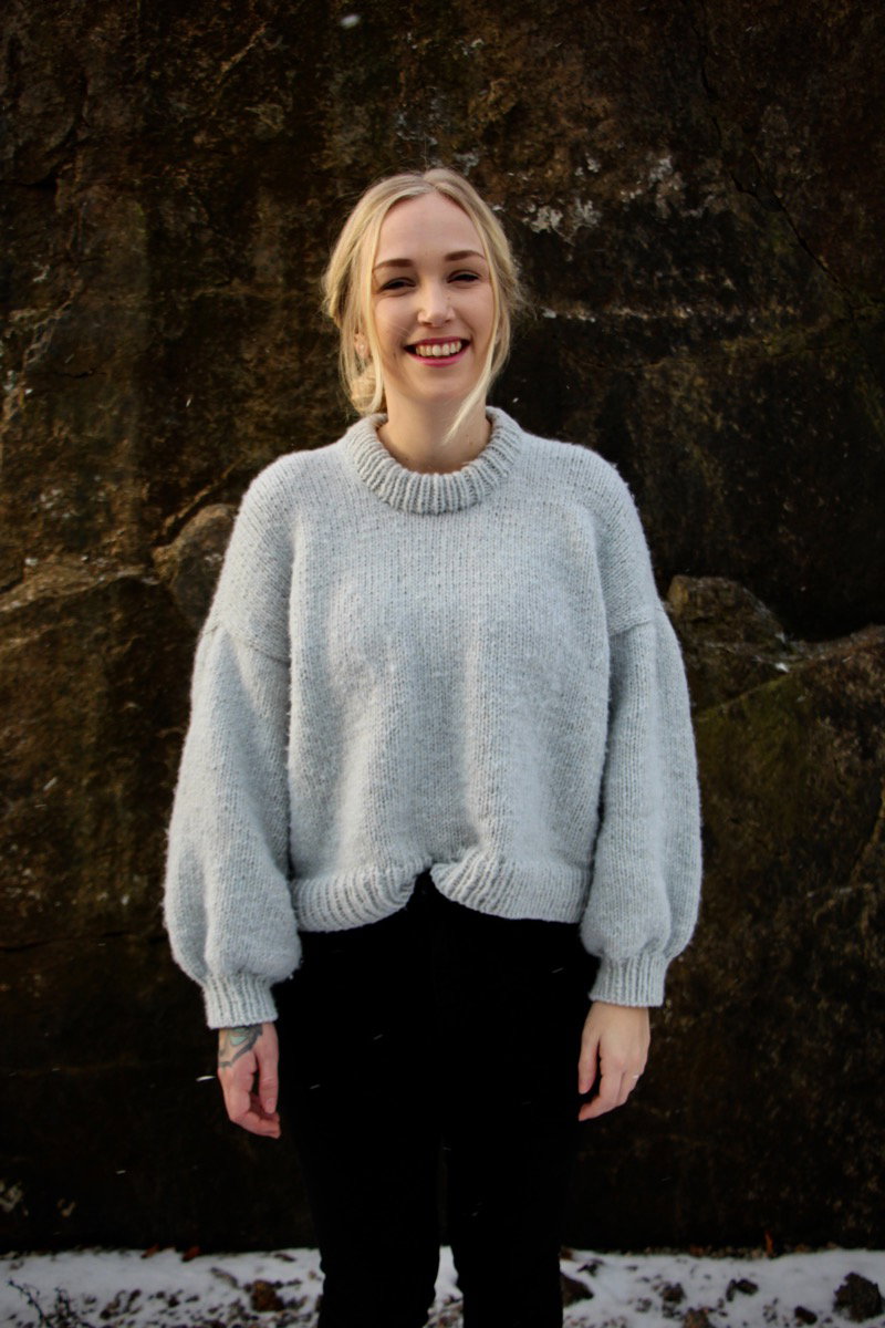 Hug Me Sweater knitting pattern by Jord Clothing
