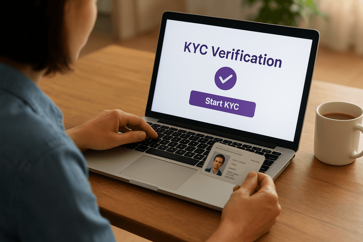 Complete your KYC verification first