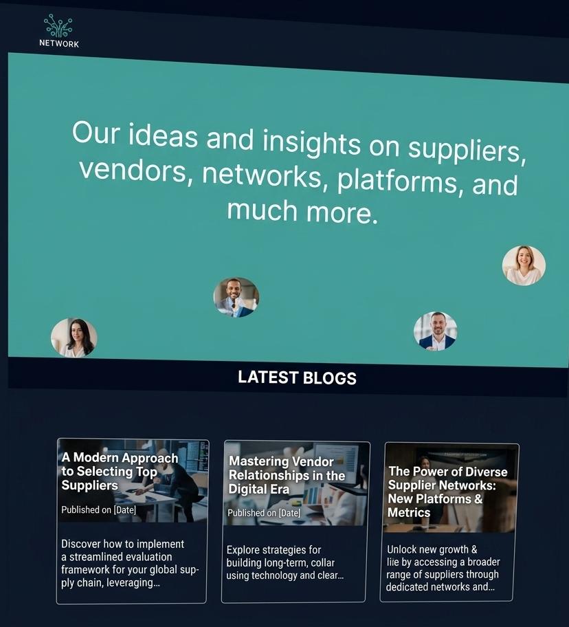 Supply Chain Insights Platform
