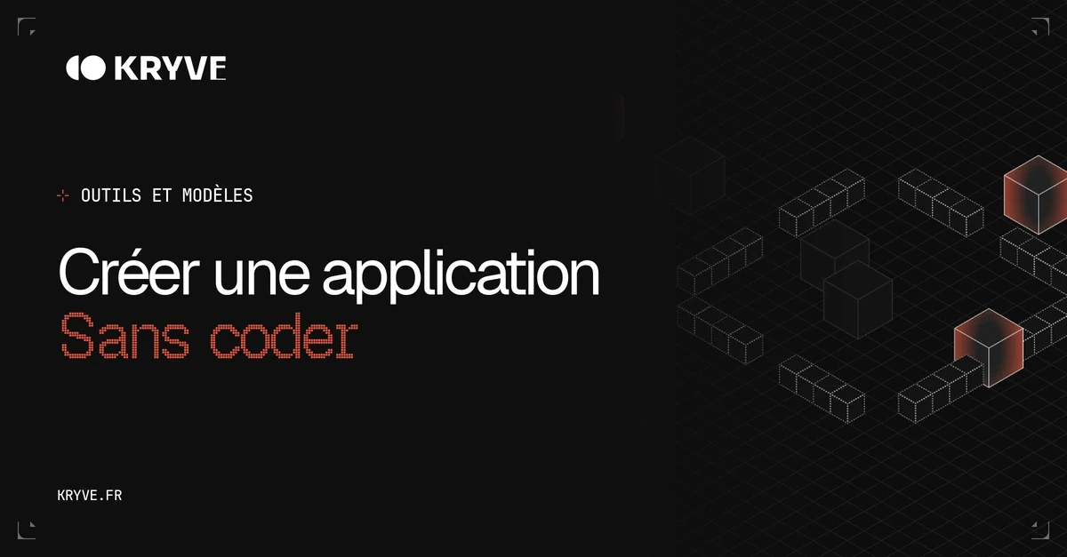 Créer une application — Sans coder