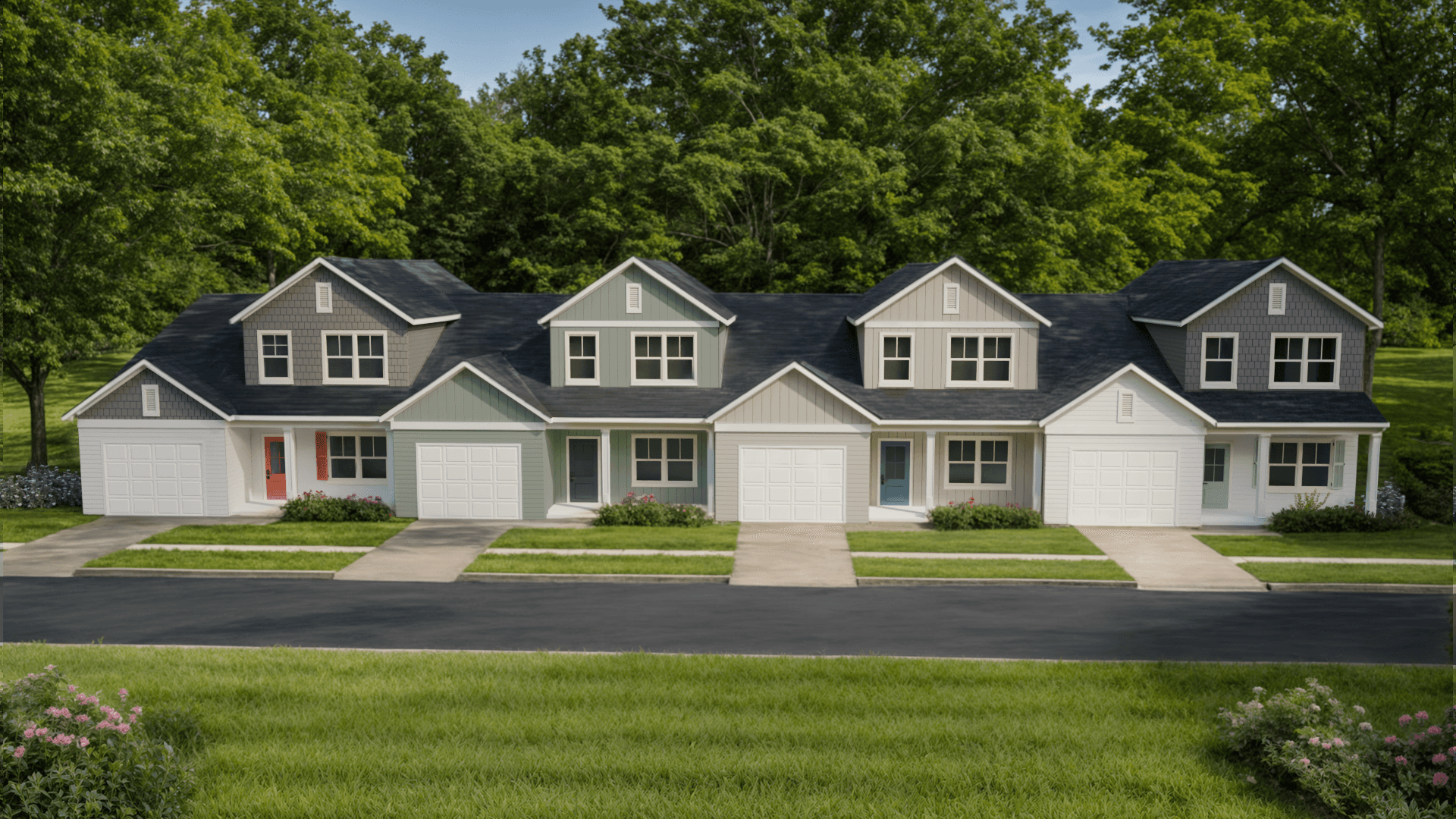 Drone shot of a running track at night