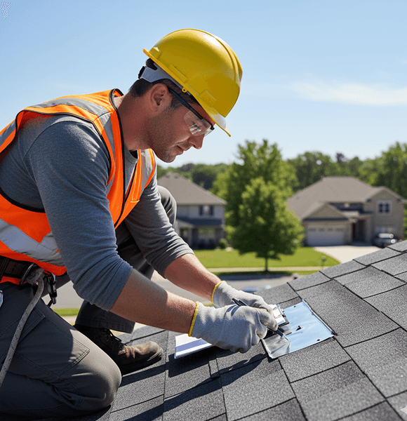 Manufacturer certification documents and a hard hat on construction plans.