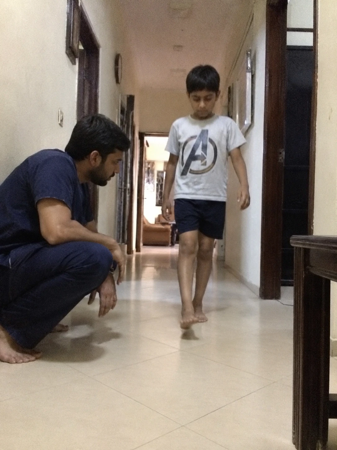 Supervising a childs steps