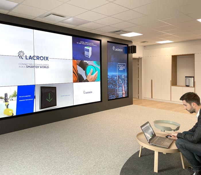 Weezago | Logiciel Affichage Dynamique | Accueil Lacroix