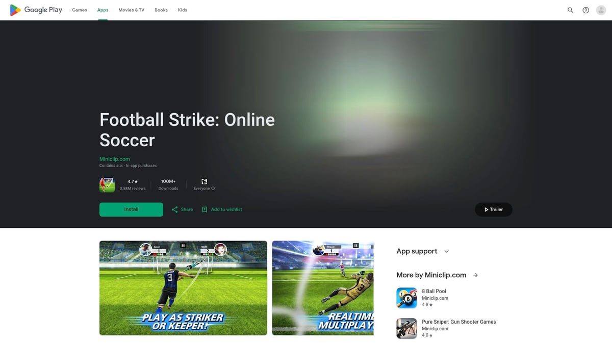 Top 10 Soccer Games App Picks to Play in 2025 - Football Strike: Online Soccer
