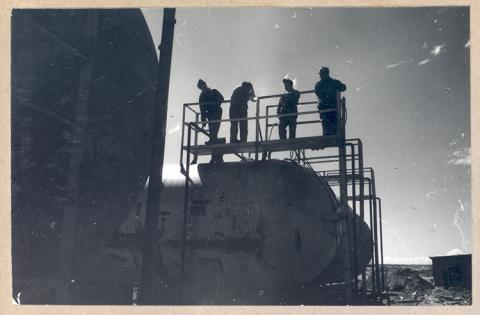 Trabajadores de la Empresa Nacional del Petróleo.