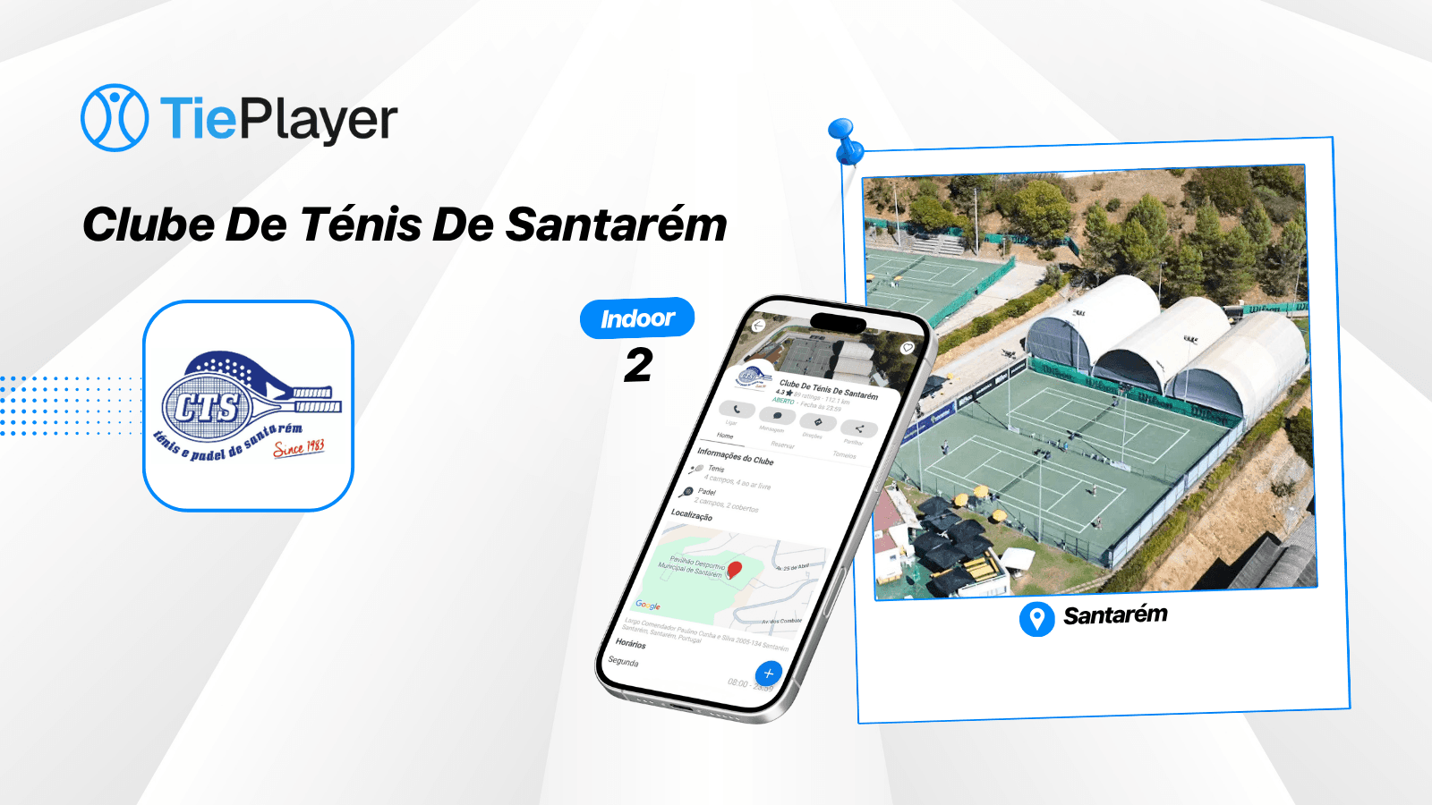 Book a padel court at Clube de Ténis de Santarém