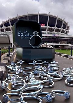 ÈTÉ JOHN new ring collection launch — live footage and 3D animation, MetaCraft.