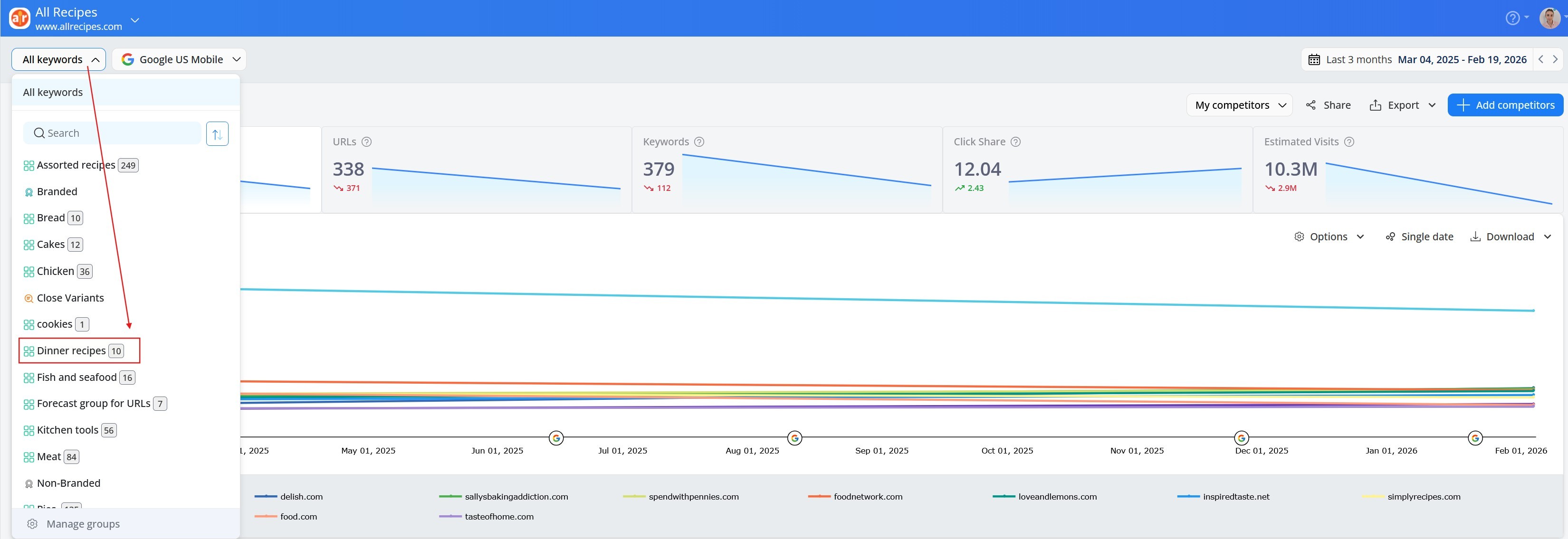 select-keyword-group-to-track-in-AWR-market-share-chart