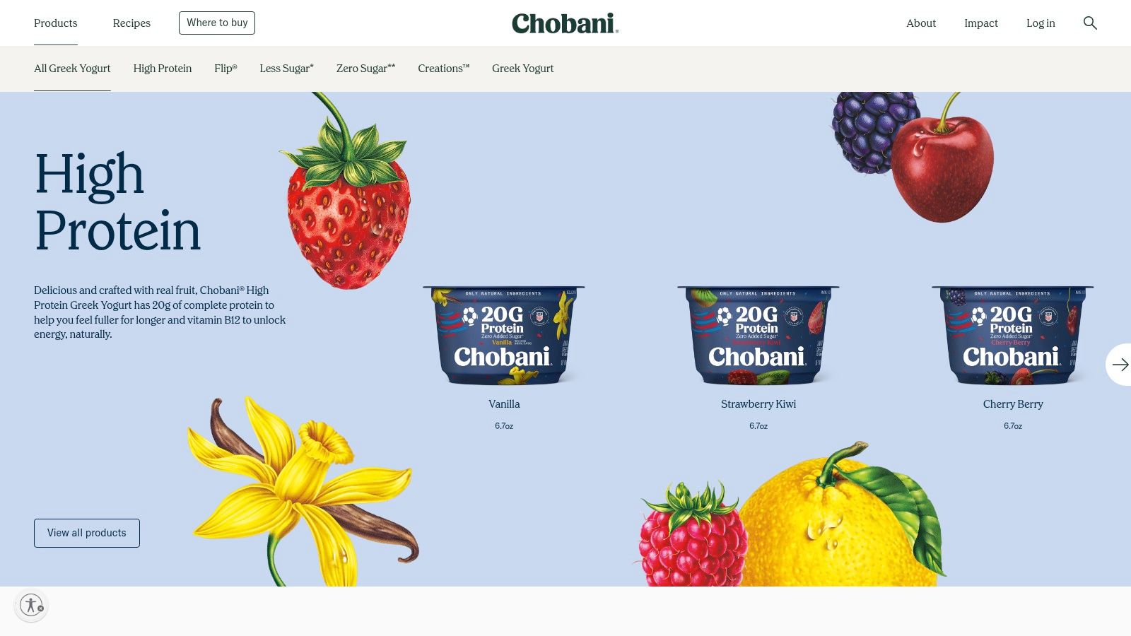 Foods with no high fructose corn syrup Chobani Non-Fat Plain Greek Yogurt tub