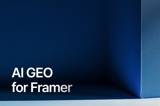 ai geo for framer