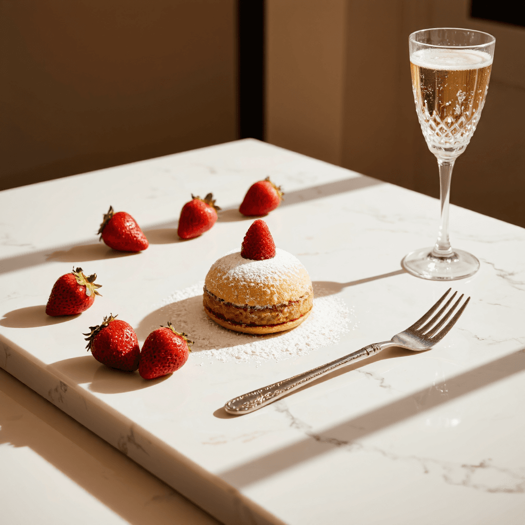 product photography of Gourmet Dessert