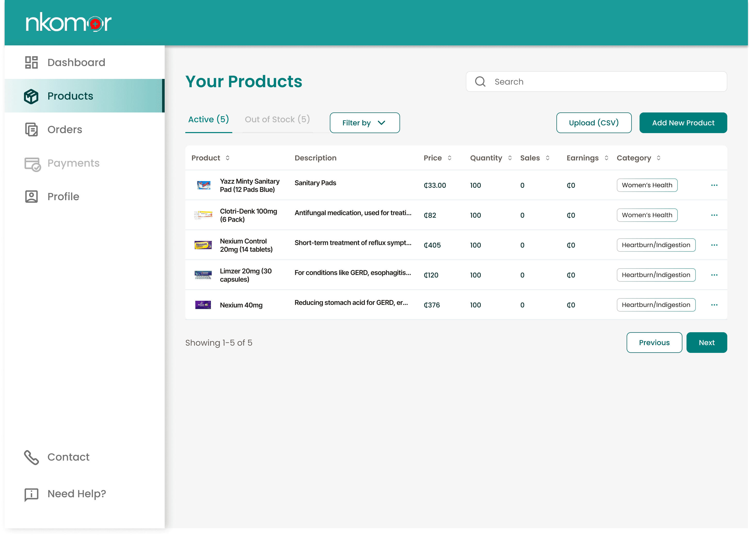 An image of Dreelio's dashboard