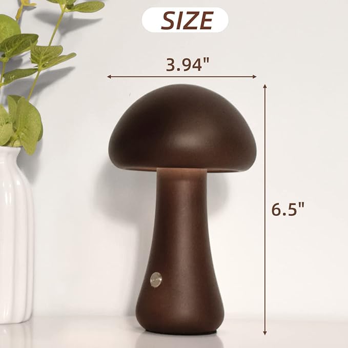 Elegant wooden mushroom lamp with modern appeal and high-quality craftsmanship.