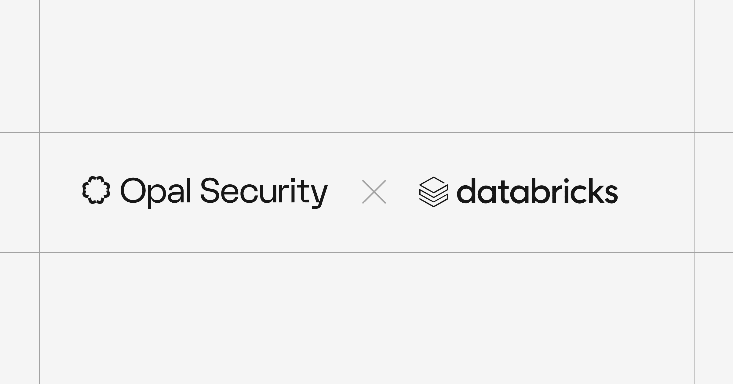 Opal Security Logo with Databricks Logo
