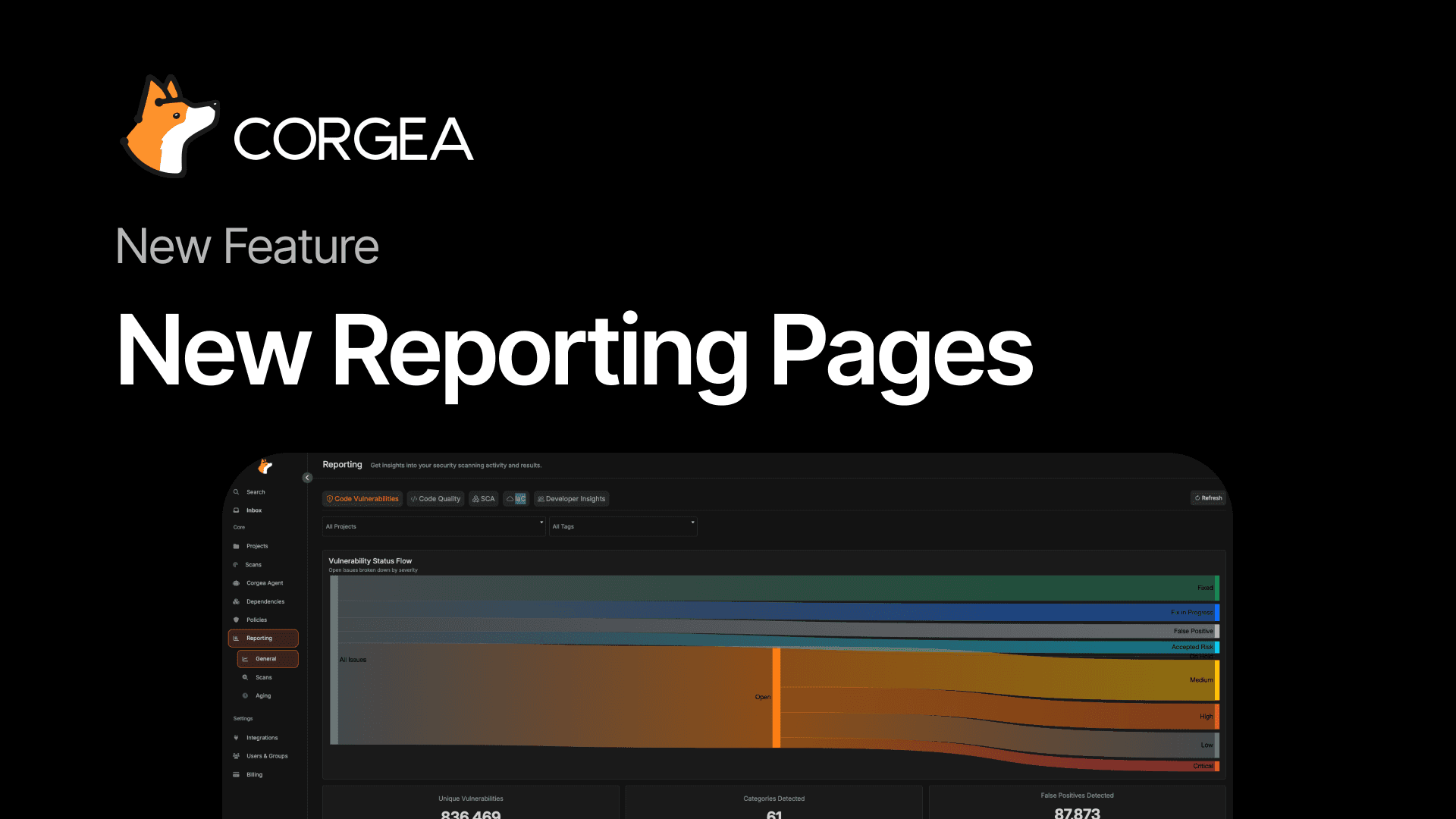 New Reporting Pages