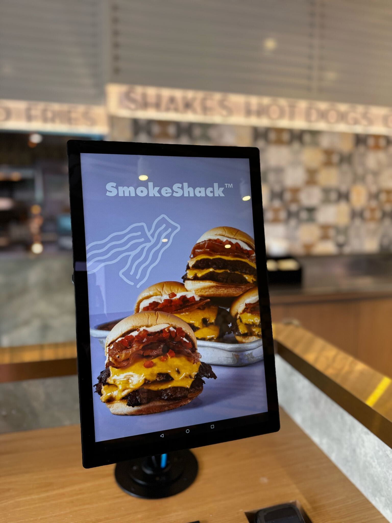 freestanding kiosk at gotcha tea