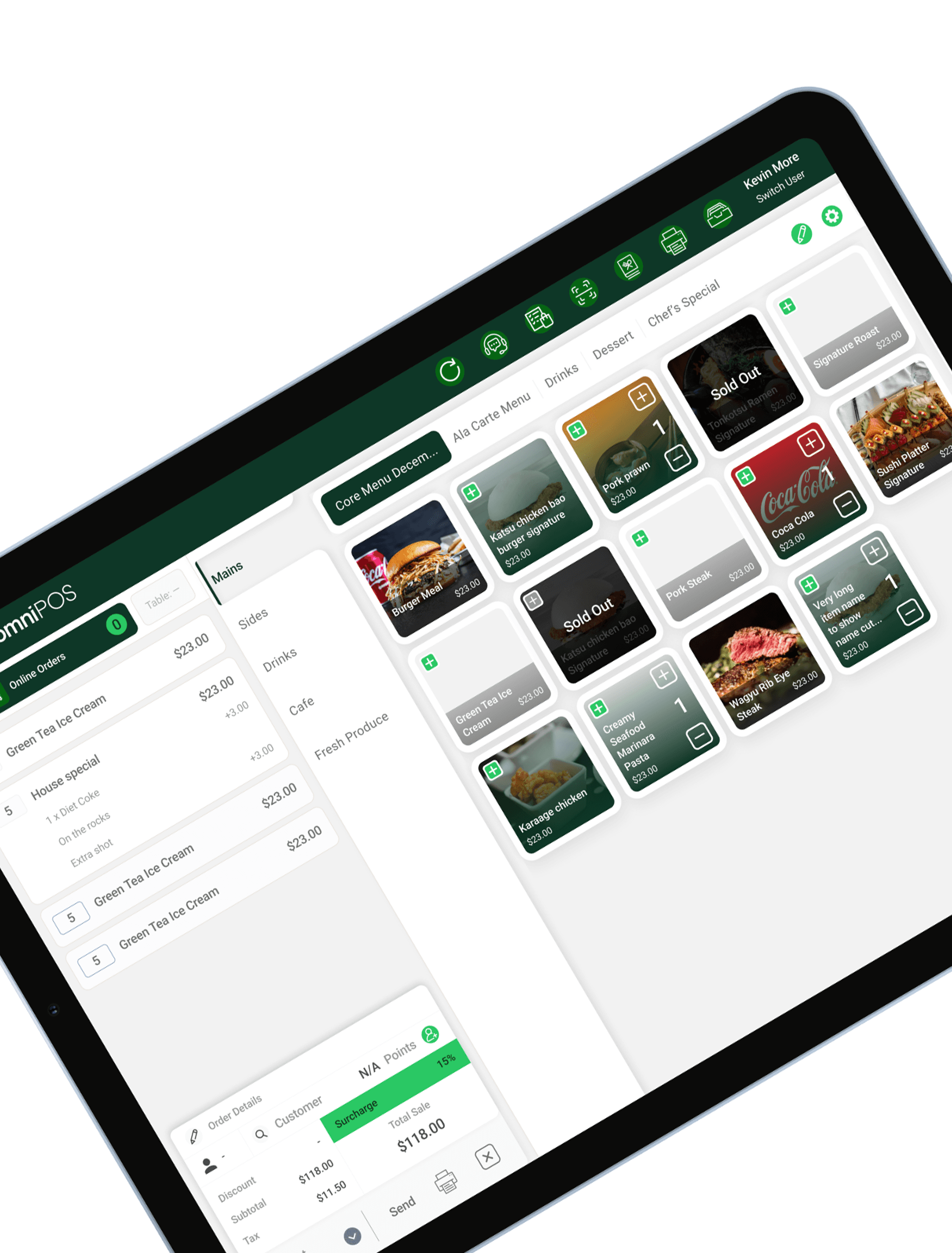 ipad with abacus pos software