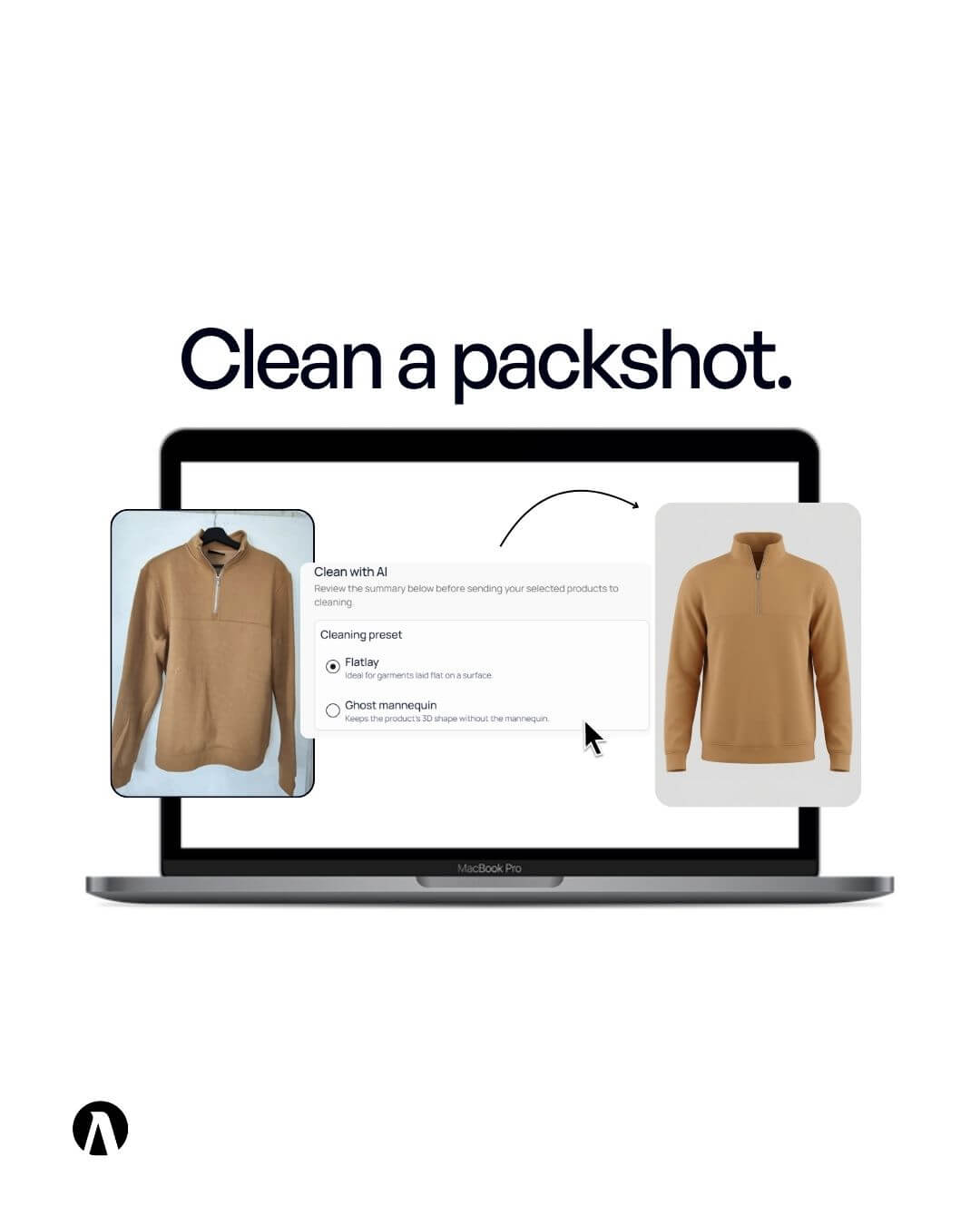 From a bad photo to a cleaned-up photo