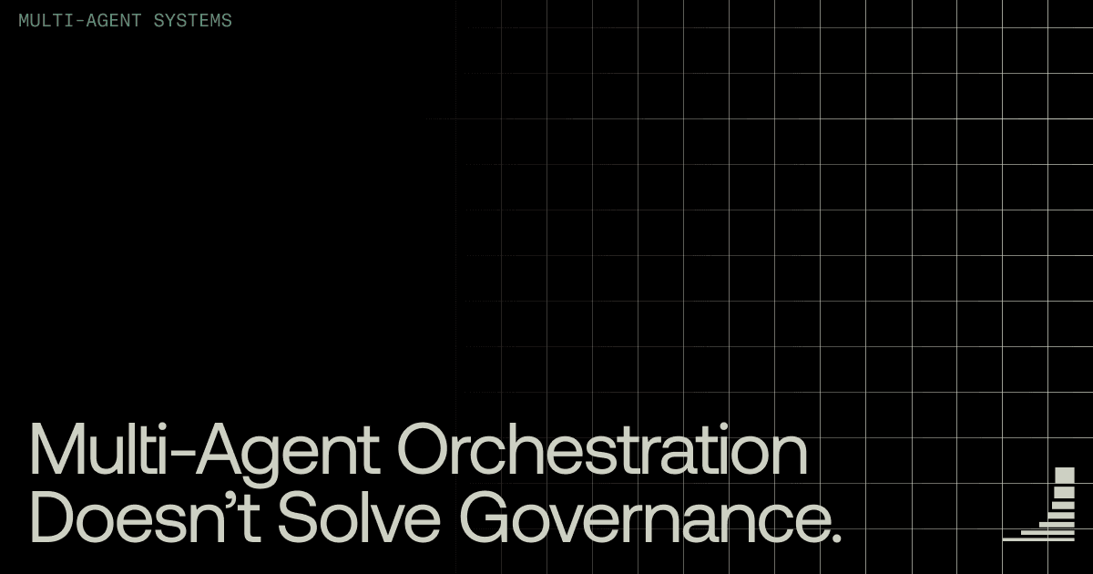 category label "MULTI-AGENT SYSTEMS", headline matches post title, Waxell logo bottom right.