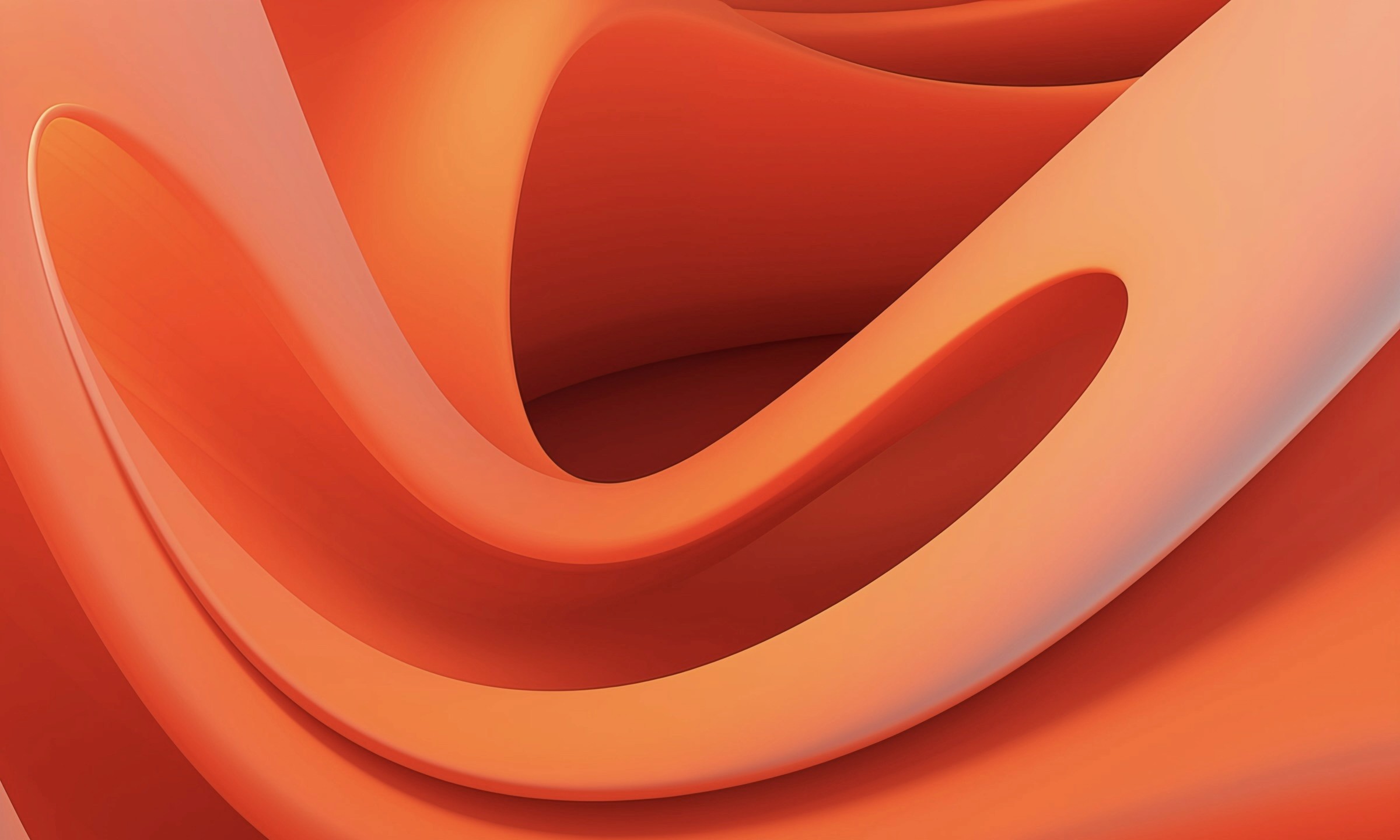 Abstract orange geometry