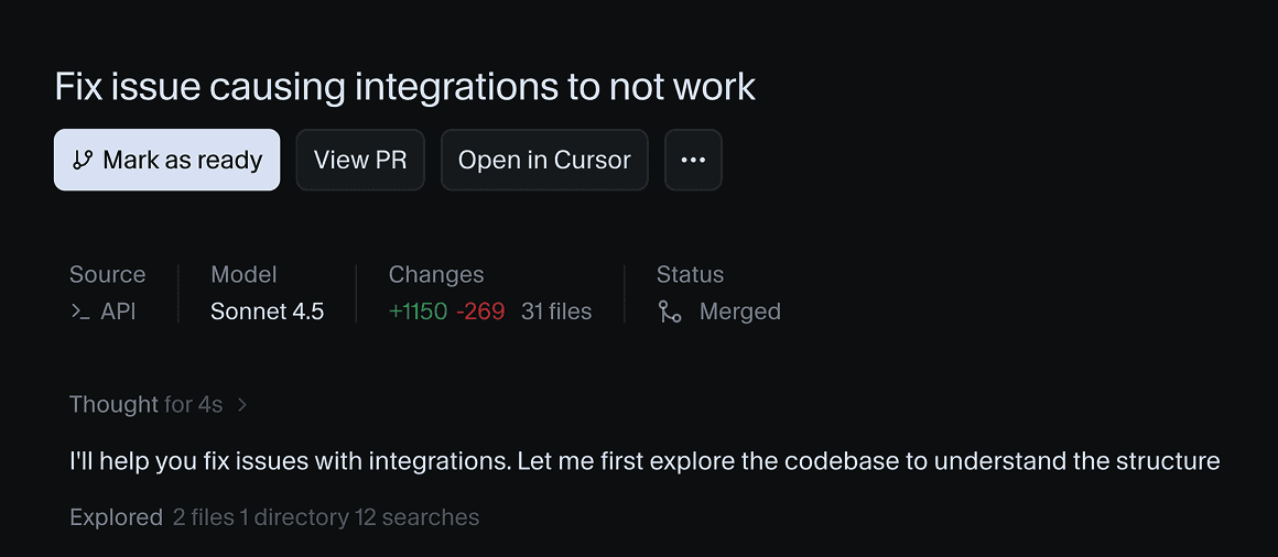 Conditions to automate tasks.