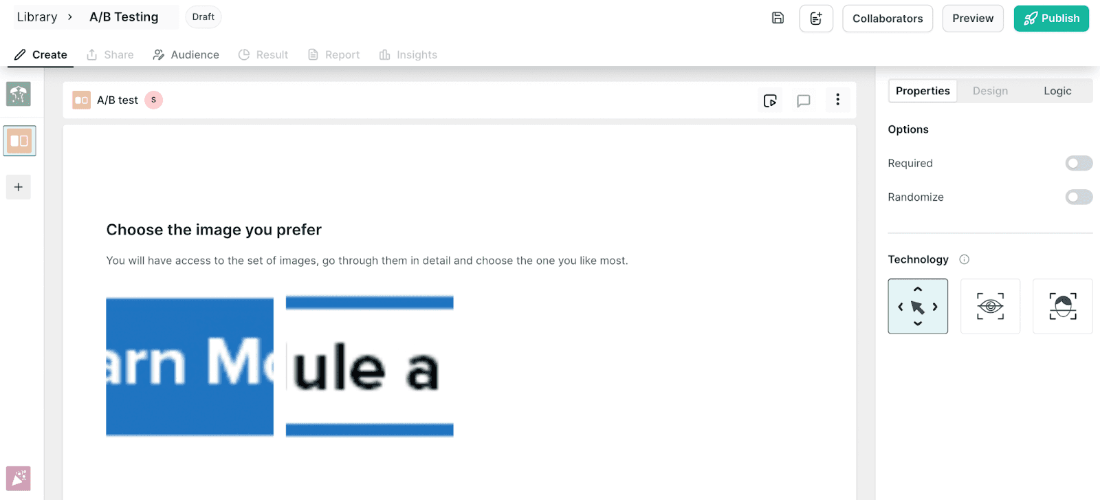 AB testing using Qatalyst