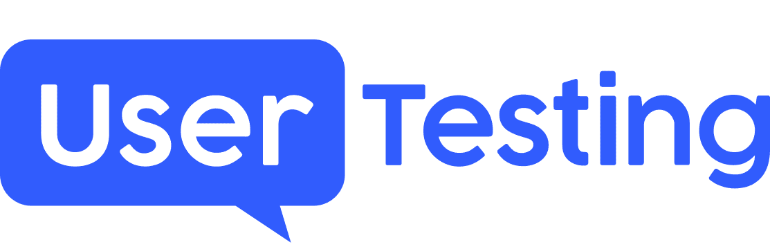 User testing logo