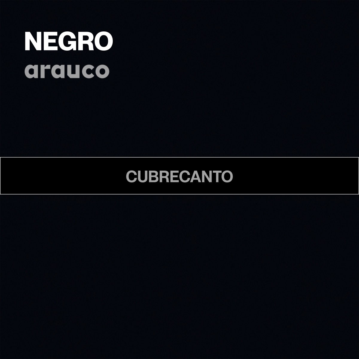 Rollo Cubrecantos Negro