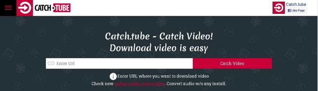 Catch.tube online video downloader