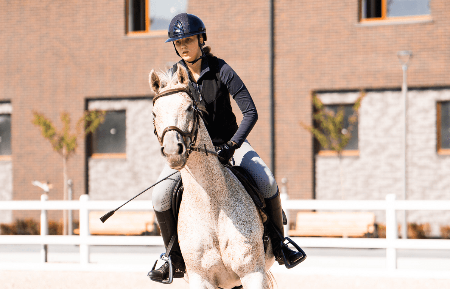 a cell phone on a bench