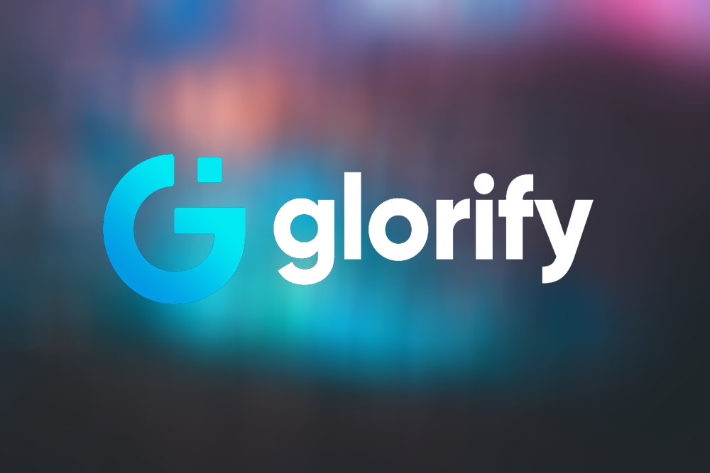 Adding a blurred background with glorify