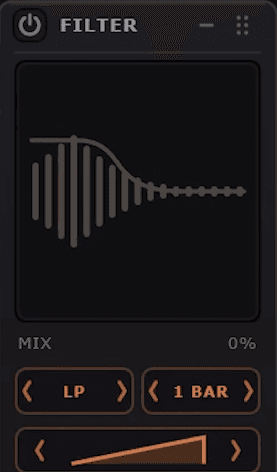Filter in Cactus FX