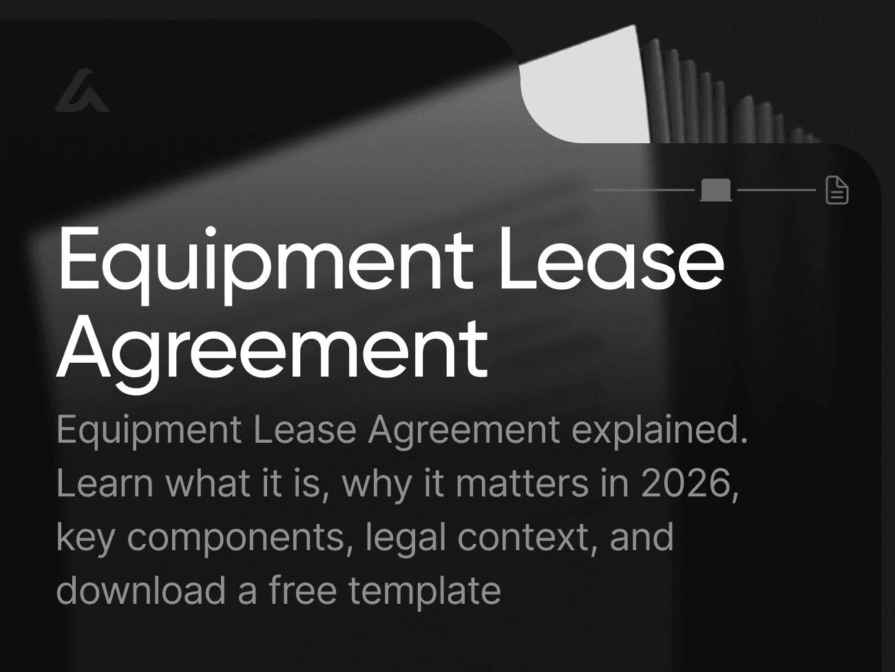 Equipment Lease Agreement