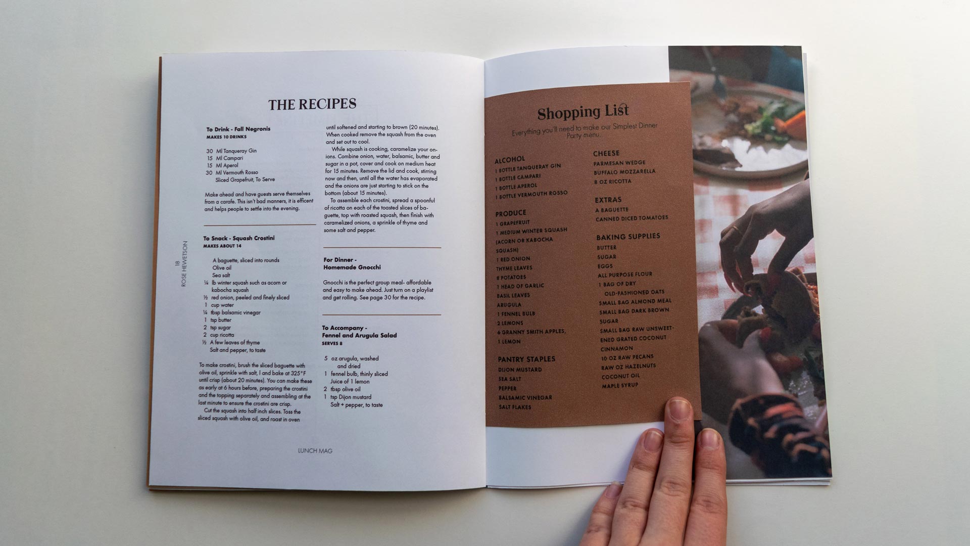 Lunch Mag spread