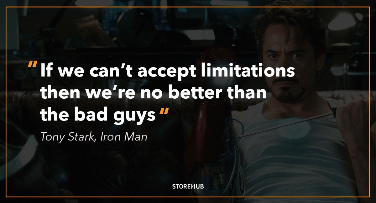 Marvel Avengers Tony Stark quote