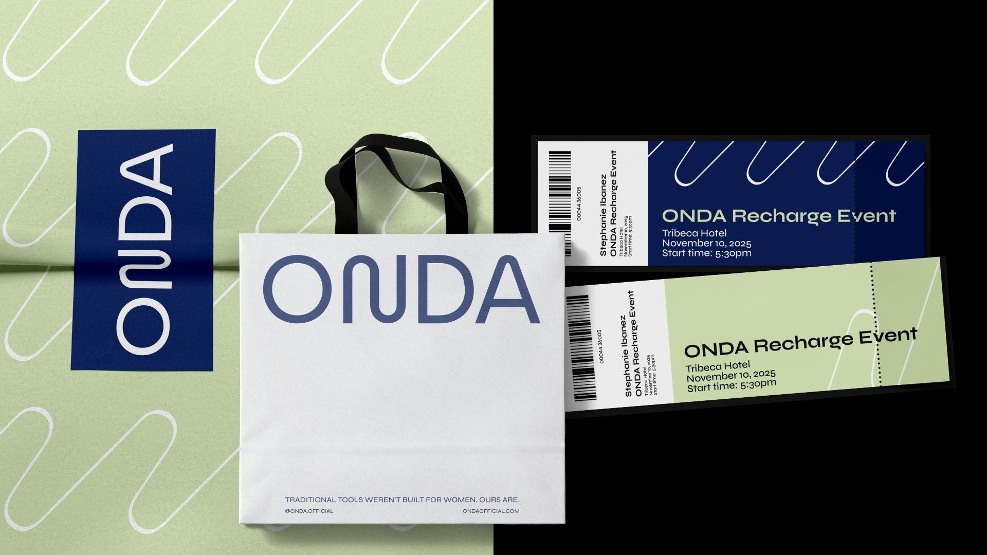 ONDA Women's Transformative Events NYC Brand Strategy and Visual Direction Art Direction Social Media Templates
