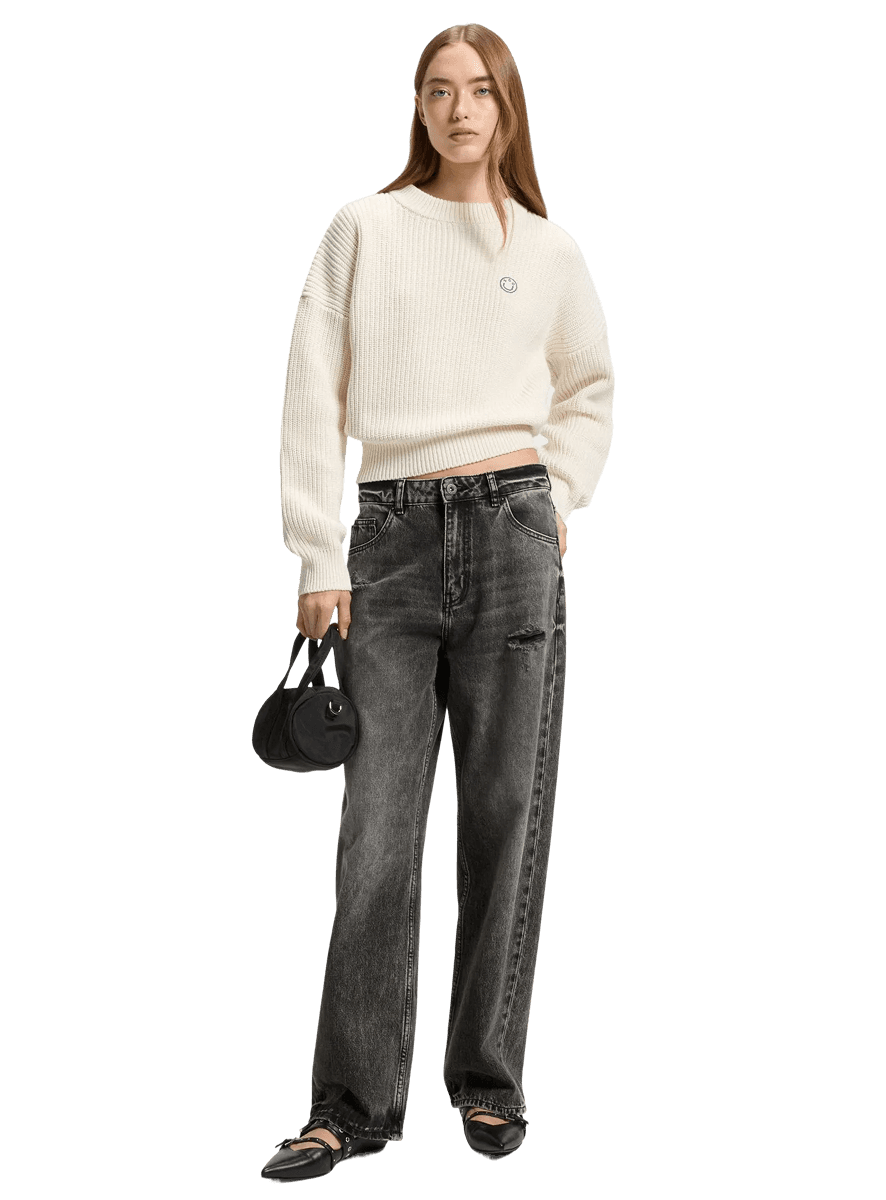 Relaxed-fit T-shirt in mercerized cotton