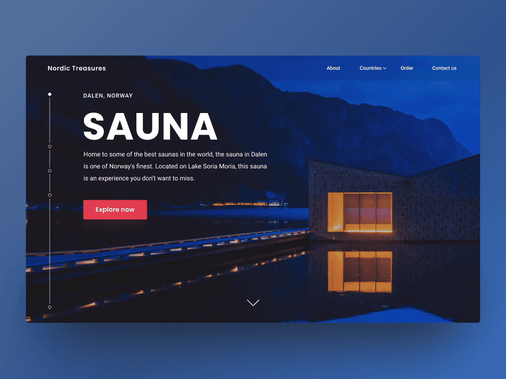 Illustrasjon, Sauna nettside