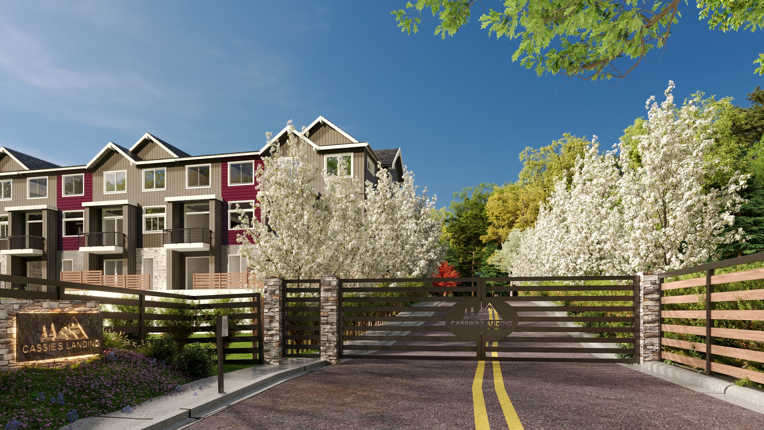 Cassies Landing Townhomes exterior Entrance View