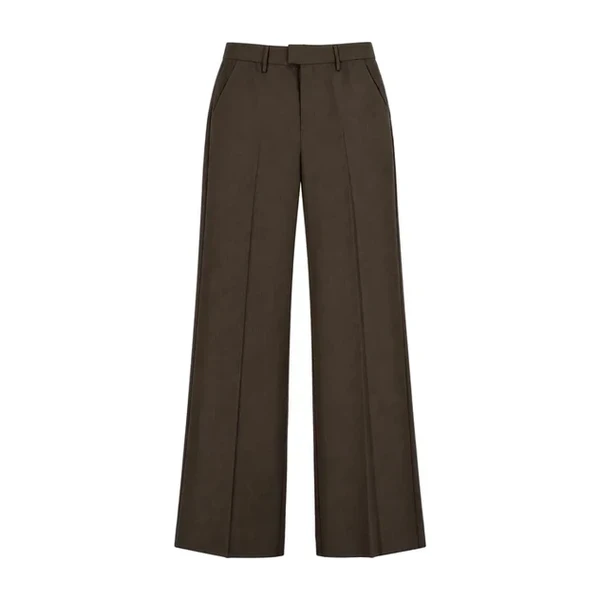 Pantalone ampio marrone scuro