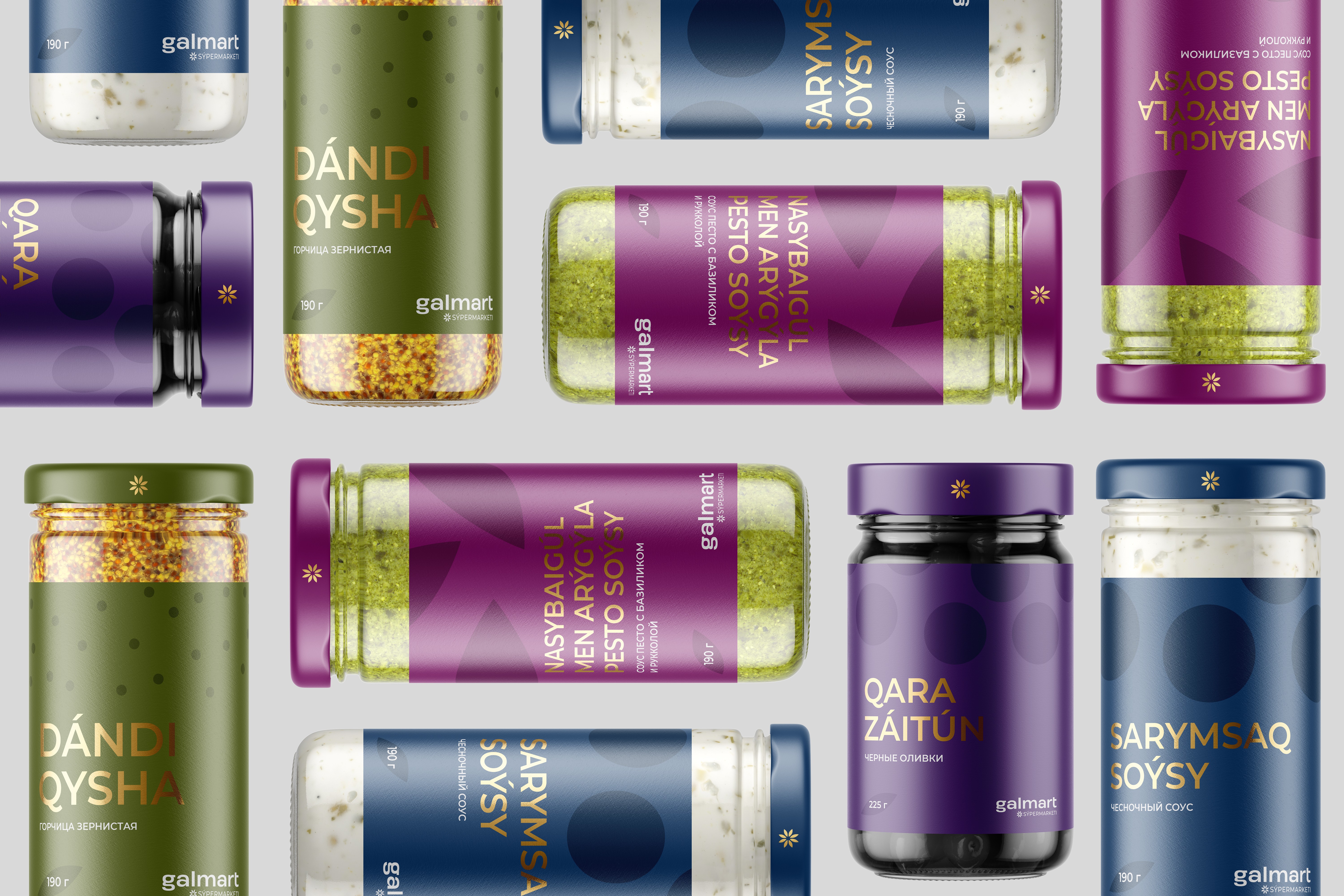 Streetside billboard with flyposters of the Batch.Works brand and illustrations