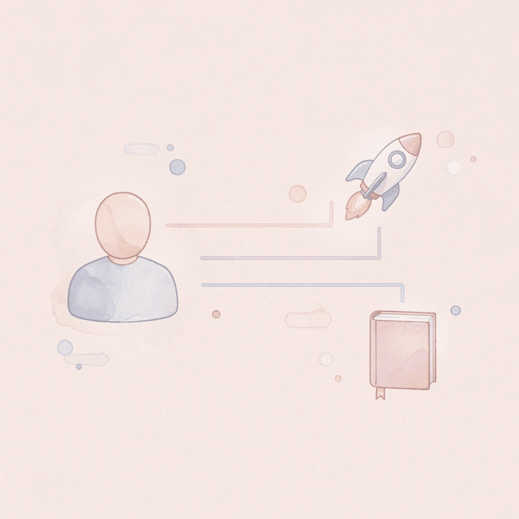 Language icon splitting into two paths representing MSA and dialects