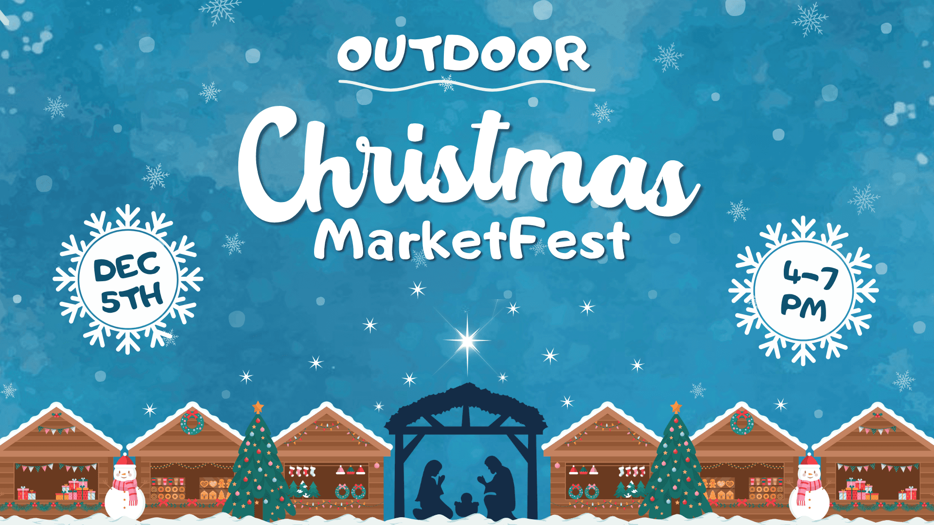 Christmas Marketfest - Dec 5th, 4-7PM