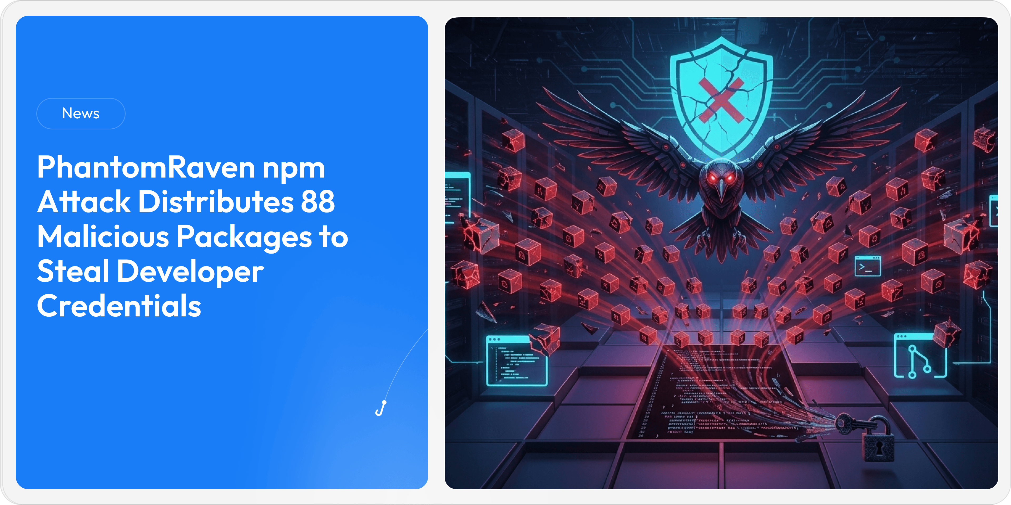 PhantomRaven npm Attack Distributes 88 Malicious Packages to Steal Developer Credentials