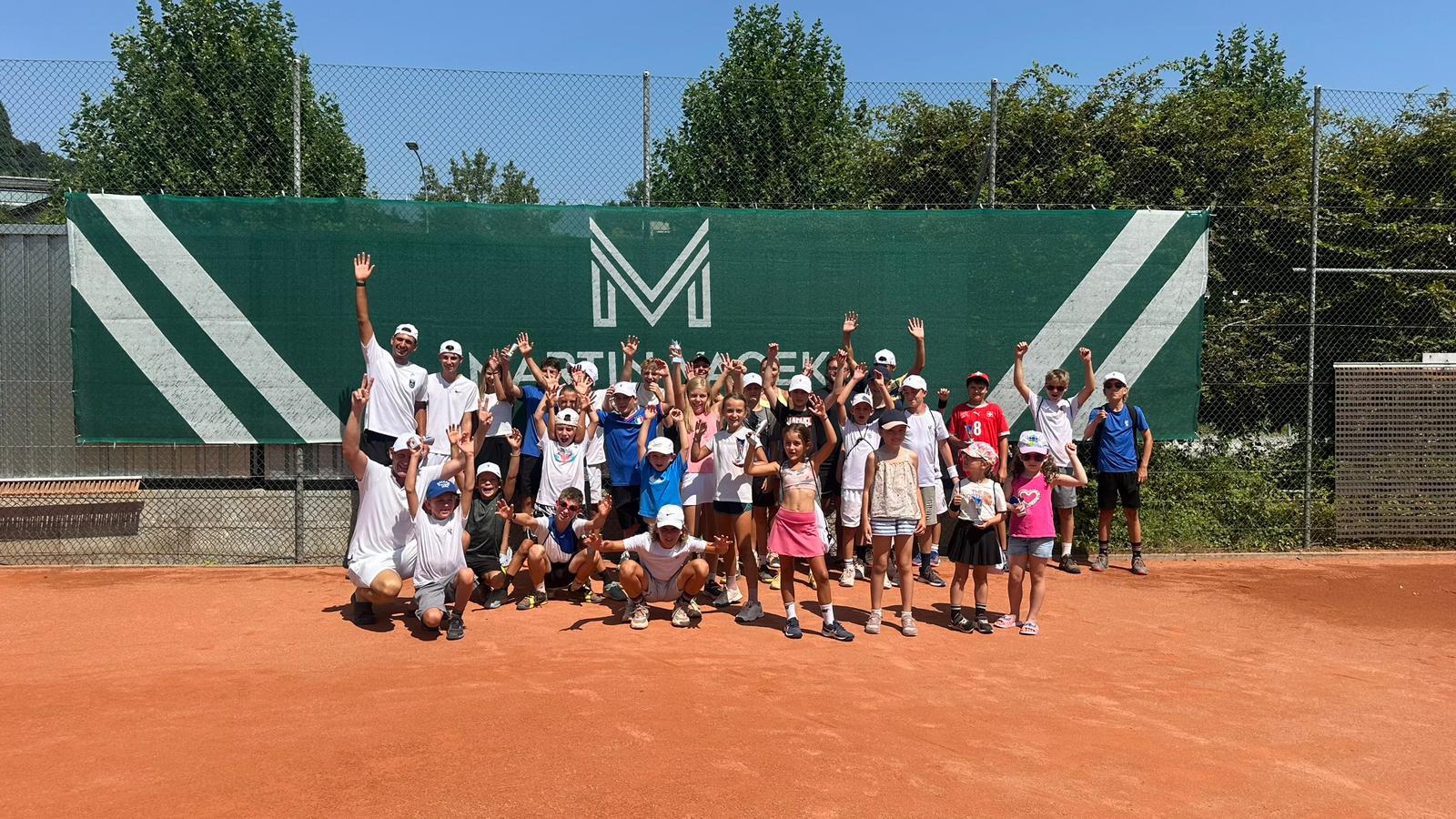 Two men greeting with hand