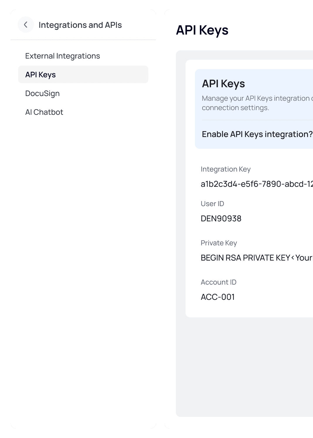 An image of Freelio's budget ui
