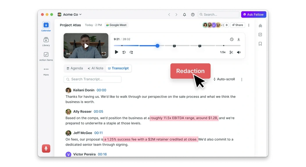 Ask Fellow filtering