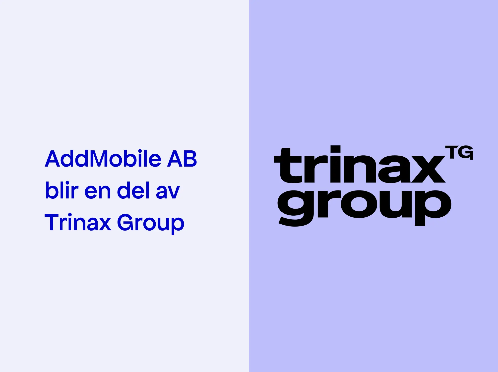 AddMobile AB blir en del av Trinax Group