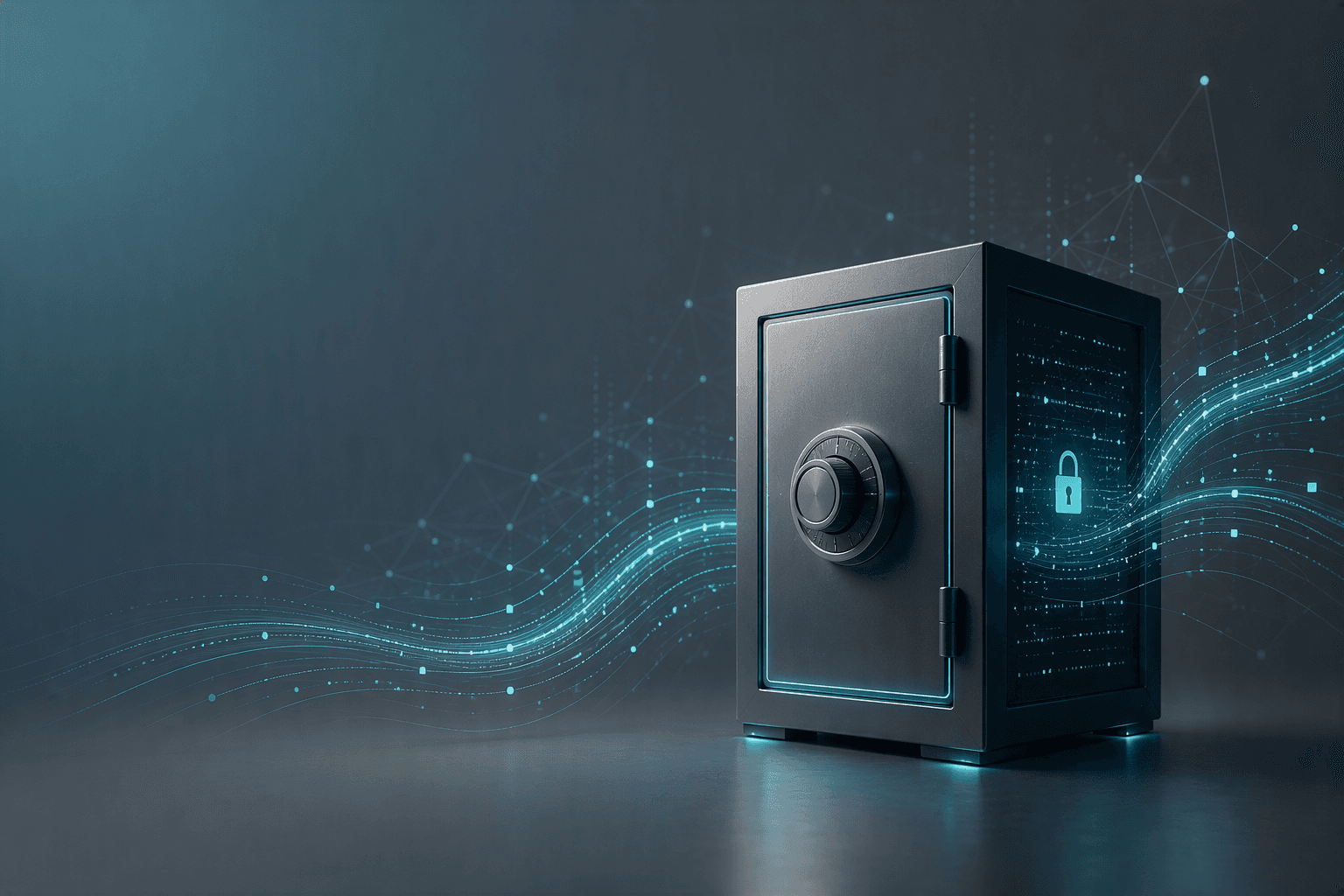 Secure AI data platform with digital vault, data governance controls and protected information flows for wealth management and financial services.